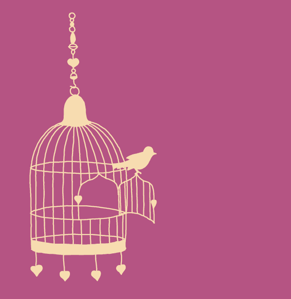 bird freed from its cage