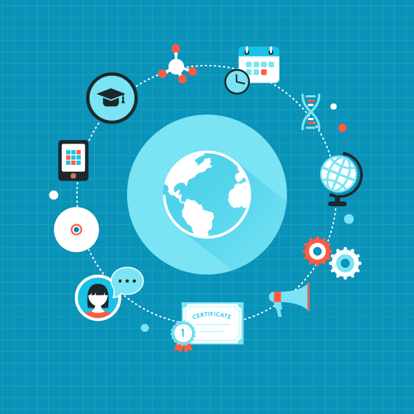 world of elearning image