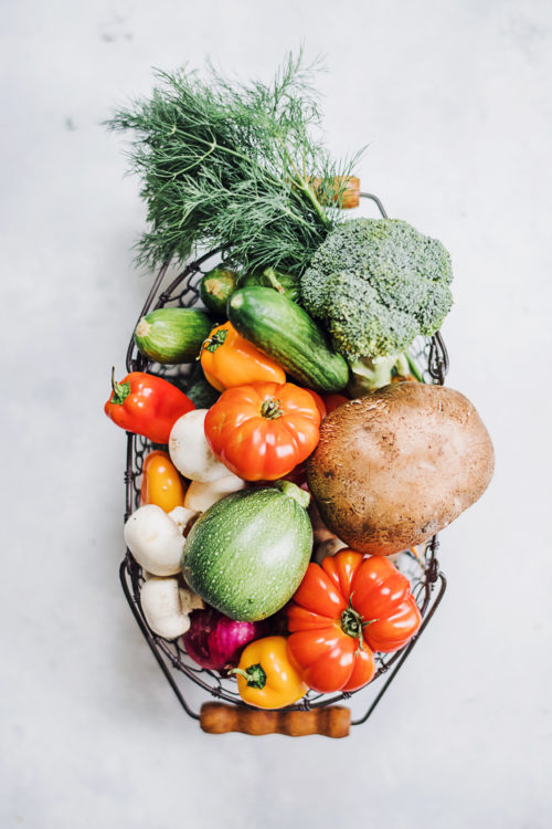 basket of vegetables