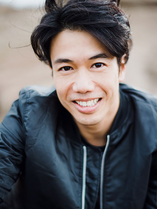 portrait of a young man smiling