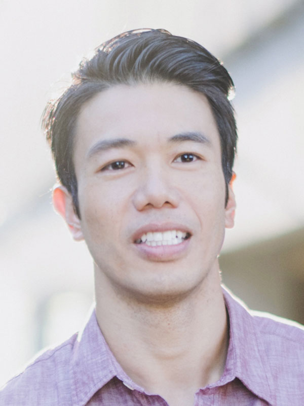 portrait of young man smiling
