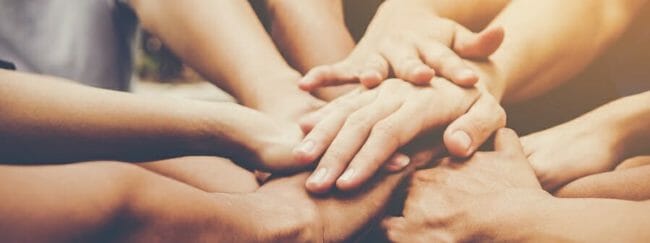 Business teamwork join hands together. Business teamwork concept Business teamwork join hands together. Business teamwork concept