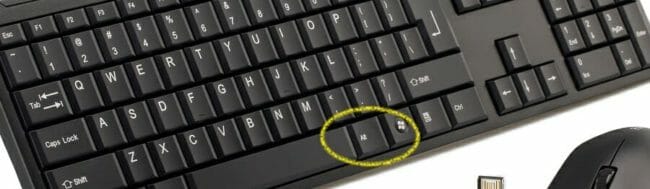 Computer keyboard isolated on white