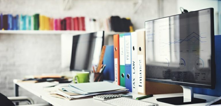 Contemporary Room Workplace Office Supplies Concept