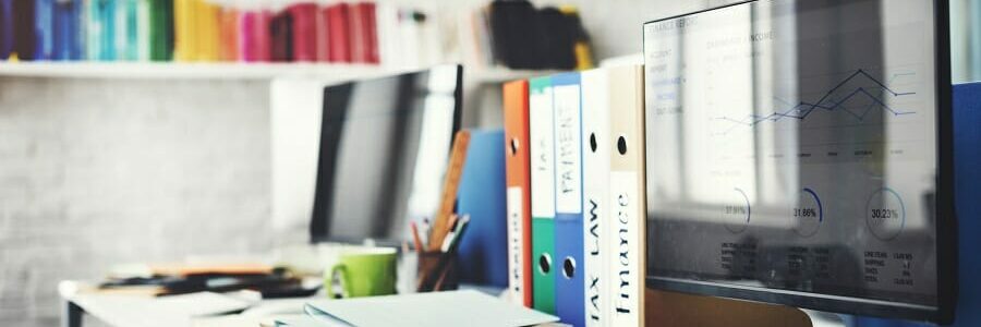 Contemporary Room Workplace Office Supplies Concept Contemporary Room Workplace Office Supplies Concept