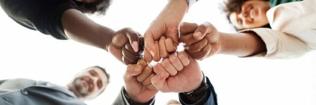 Successful and happy business team Successful and happy business team