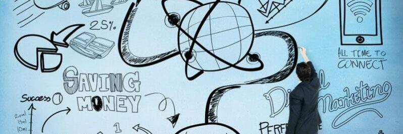 E-learning Education Sketch Drawing Doodle Concept