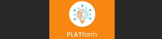 PLATform title screenb Platform logo