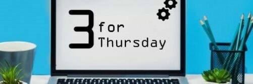 3 for Thursday displayed on laptop screen